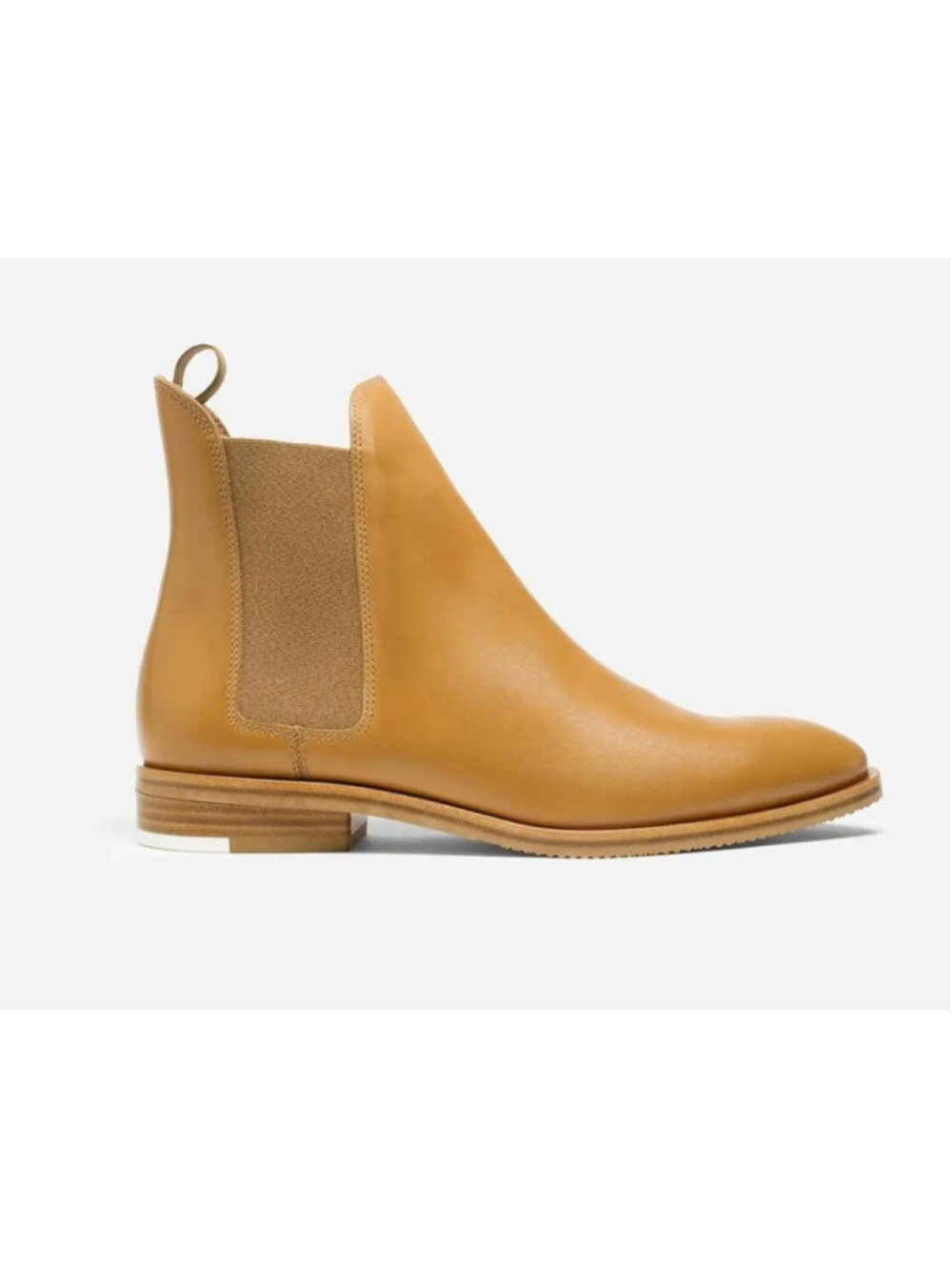 NWOB Everlane Leather Modern Chelsea Boot Tan Camel Size 10